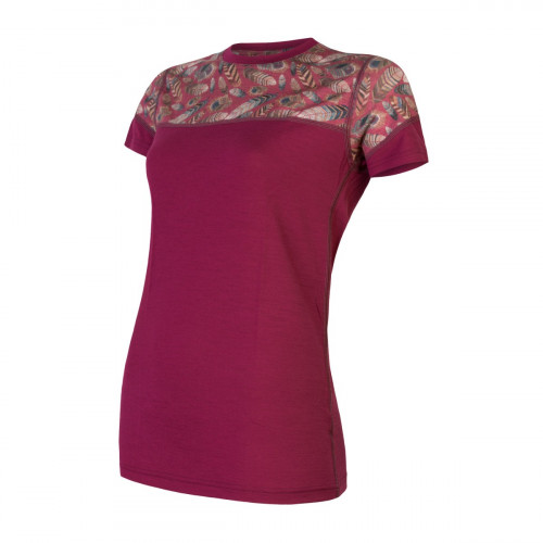 Дамска мерино тениска MERINO IMPRESS tee ss LIL Дамска мерино тениска MERINO IMPRESS tee ss LIL